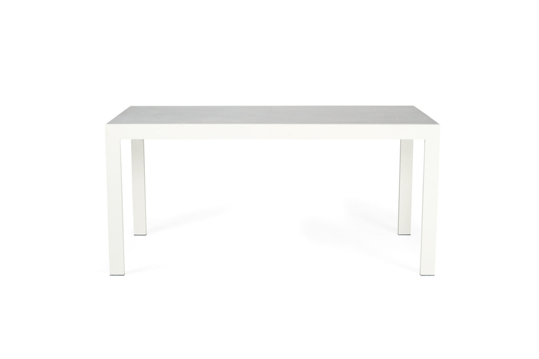 Roberto Outdoor Dining Table - White - 160cm