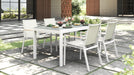 Roberto Outdoor Dining Table - White - 160cm