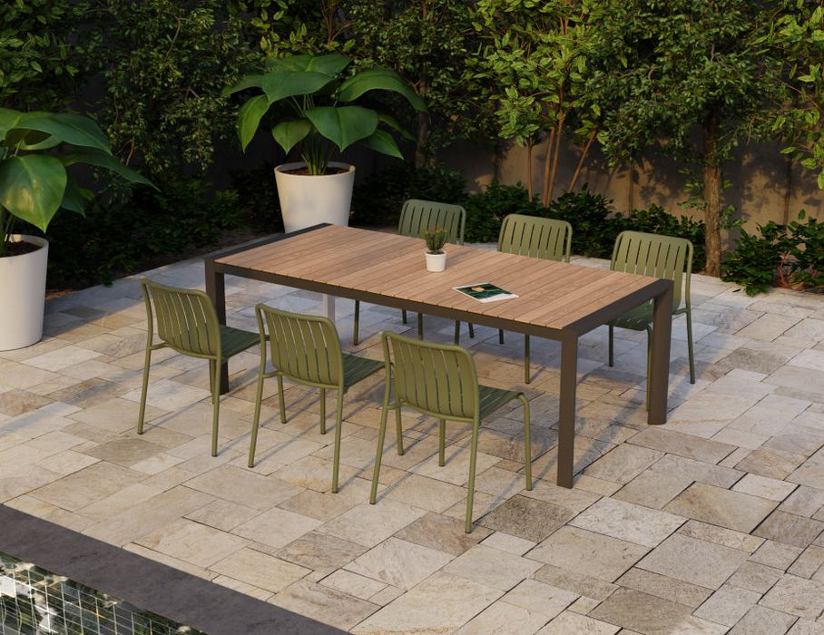 Roku Dining Chair - Eucalyptus Green