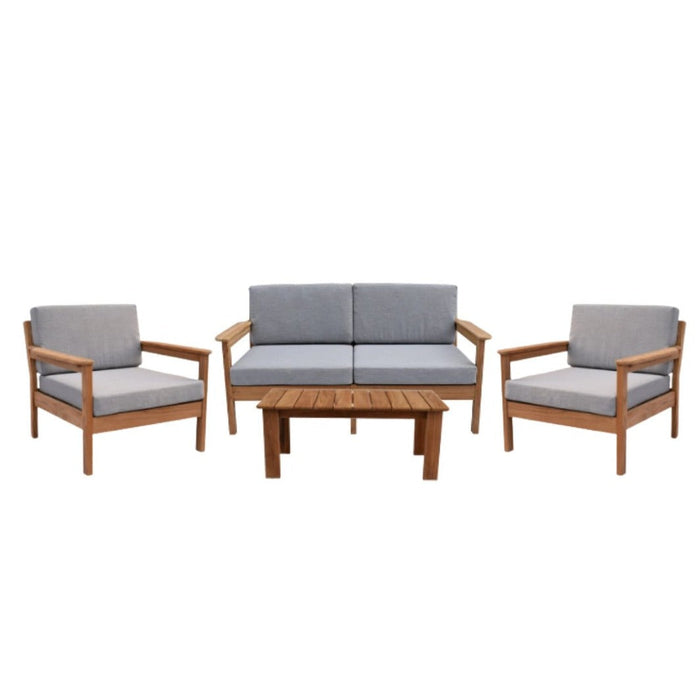 Rome Teak Outdoor Lounge Set - 2 Seater Sofa - 50% OFF - Raffinata