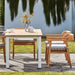 Rome Teak Outdoor Dining Set 50% OFF - Raffinata