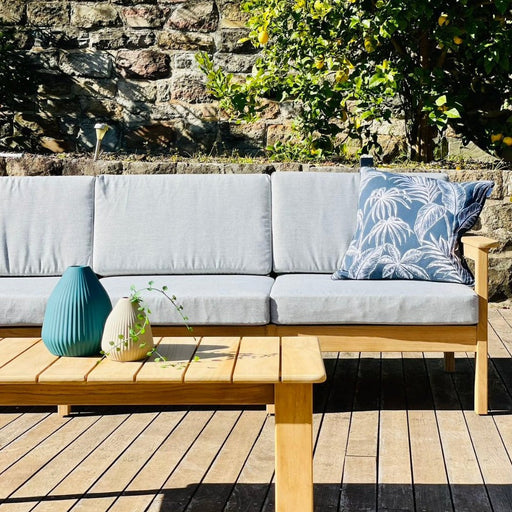 Rome Teak Outdoor Lounge Set - 3 Seater Sofa - 50% OFF (Floor Stock) - Raffinata