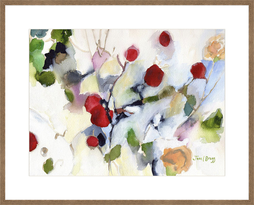 Rose Hips at Christmas No. 2 Wall Art