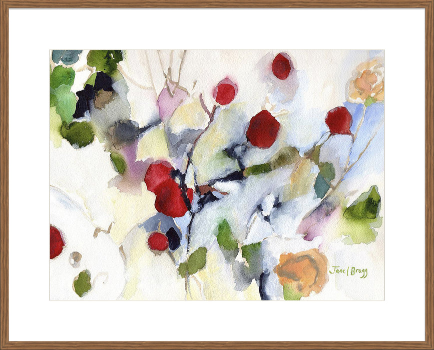 Rose Hips at Christmas No. 2 Wall Art