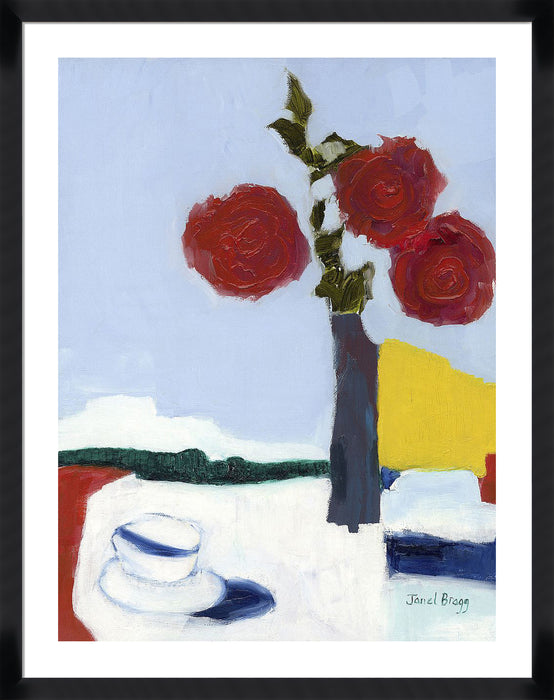 Rose and Teacup Wall Art