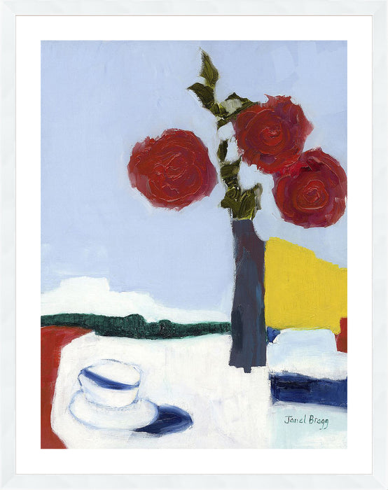 Rose and Teacup Wall Art