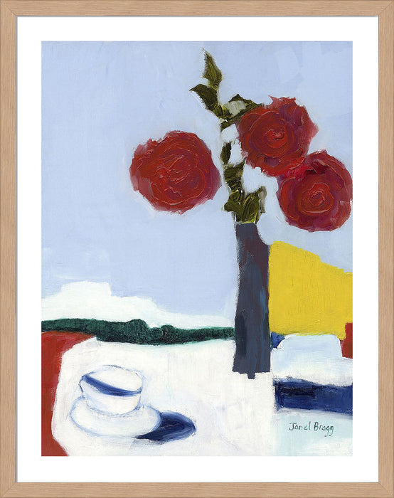 Rose and Teacup Wall Art