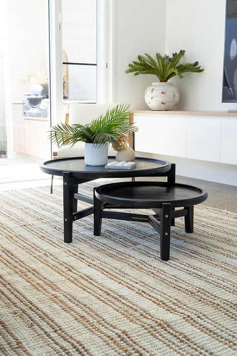 Ruben Coffee Table - 80cm - Black