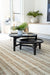 Ruben Coffee Table - 80cm - Black