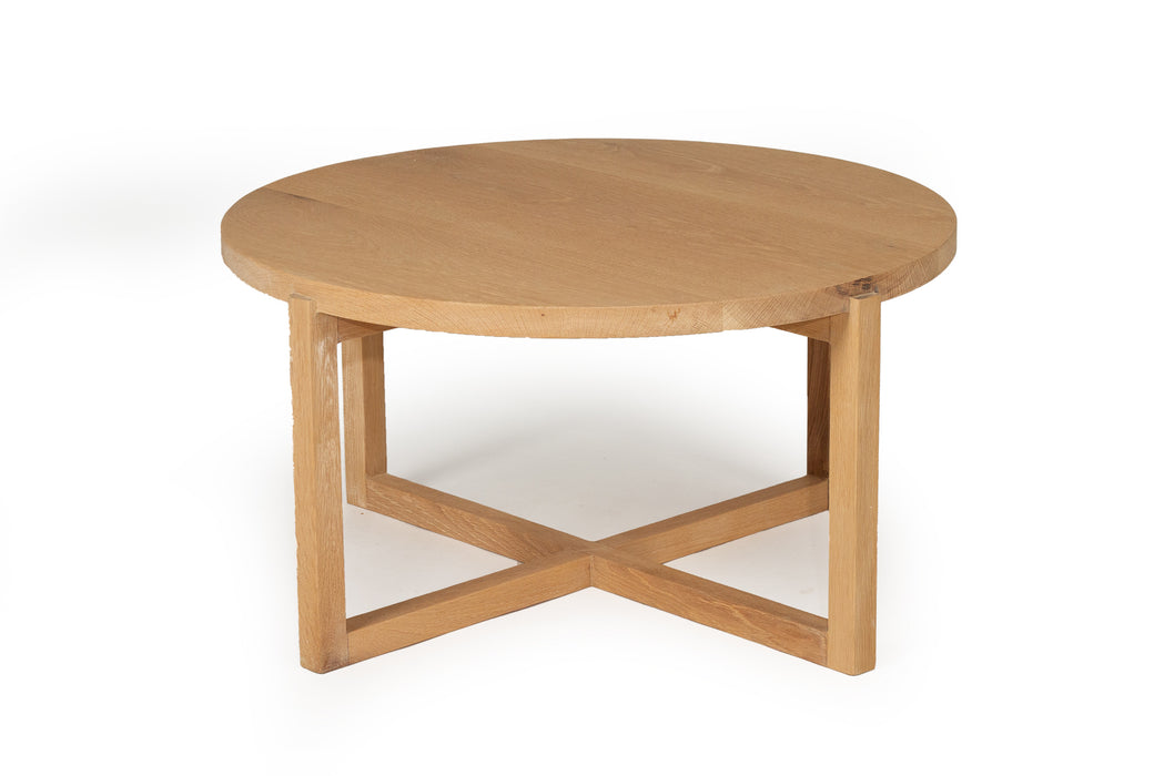Clovelly Round Coffee Table - 60cm - Natural 60cm
