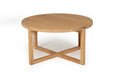 Clovelly Round Coffee Table - 60cm - Natural 60cm