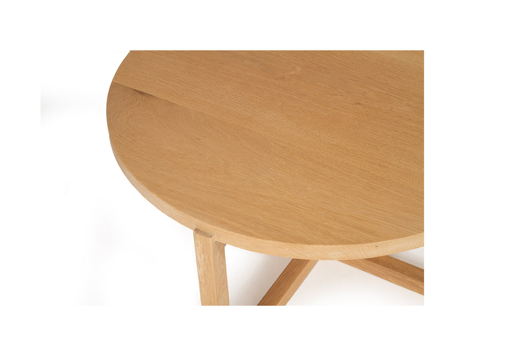 Clovelly Round Coffee Table - 60cm - Natural 60cm
