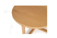 Clovelly Round Coffee Table - 60cm - Natural 60cm