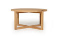 Clovelly Round Coffee Table - 60cm - Natural 60cm