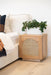 Ryan Bedside Table - Natural