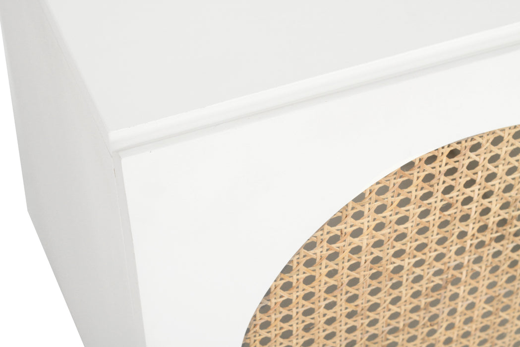 Ryan Bedside Table - White