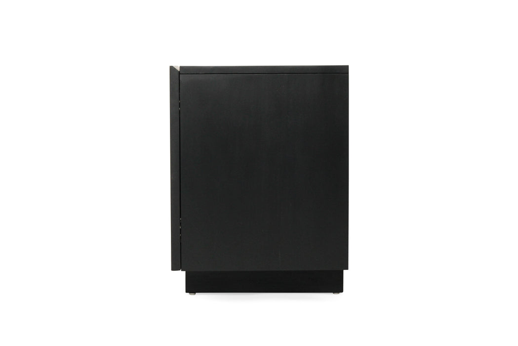 Ryan Eight Door Entertainment Unit - Black