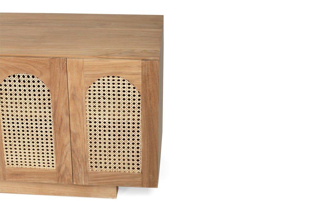 Ryan Eight Door Entertainment Unit - Natural