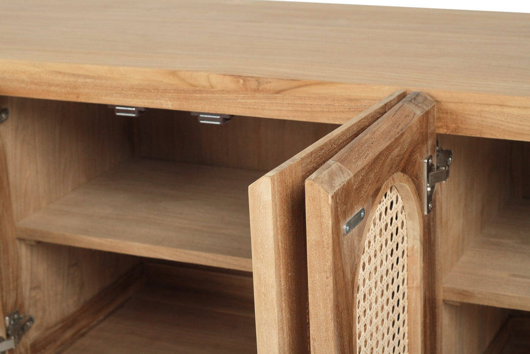 Ryan Eight Door Entertainment Unit - Natural