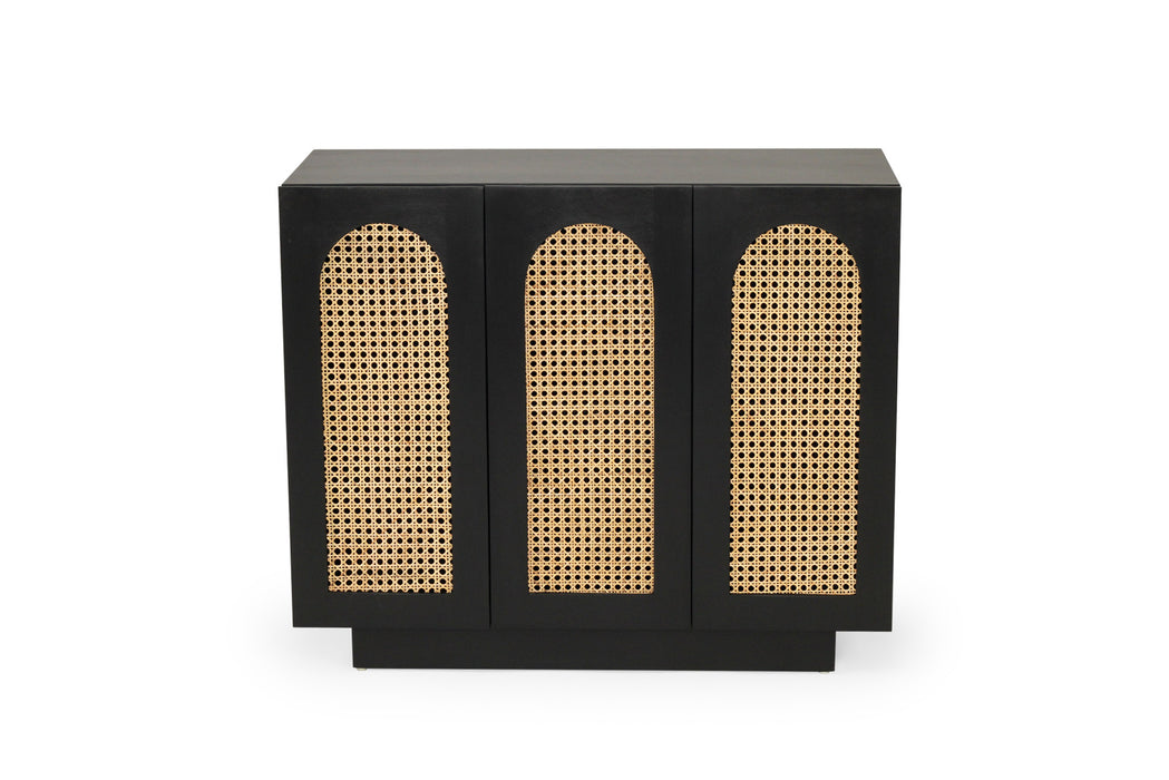Ryan Three Door Sideboard - Black