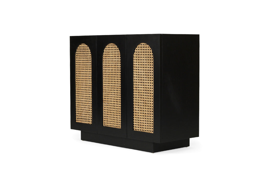 Ryan Three Door Sideboard - Black