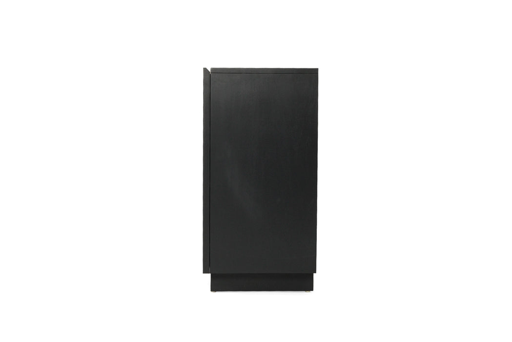 Ryan Three Door Sideboard - Black