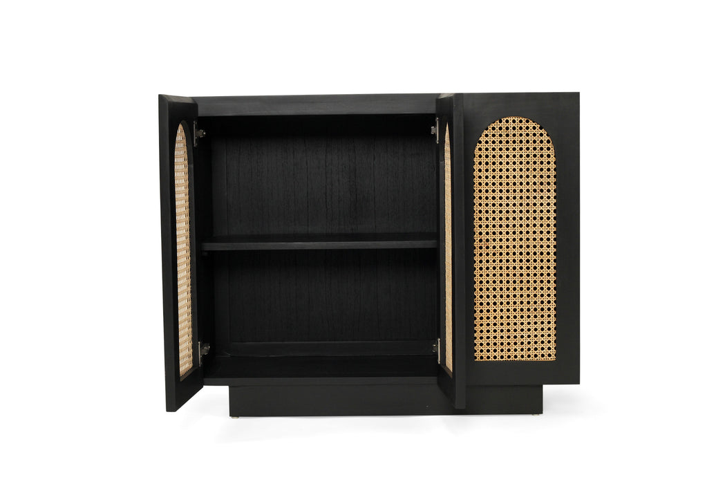 Ryan Three Door Sideboard - Black