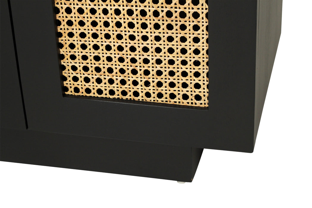 Ryan Three Door Sideboard - Black