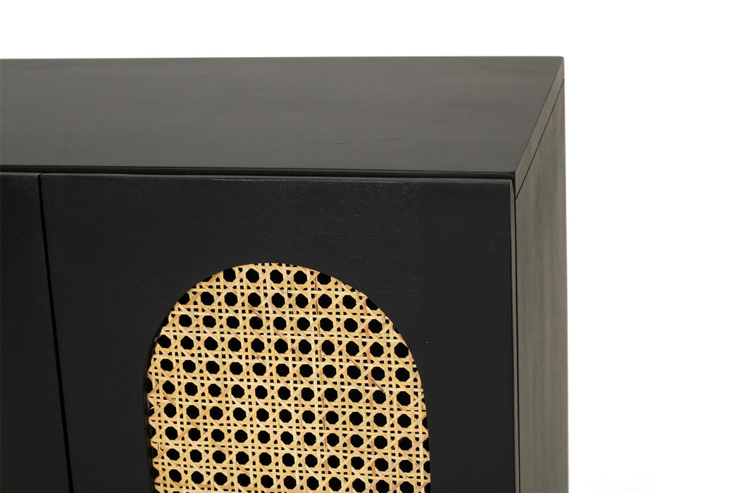 Ryan Three Door Sideboard - Black