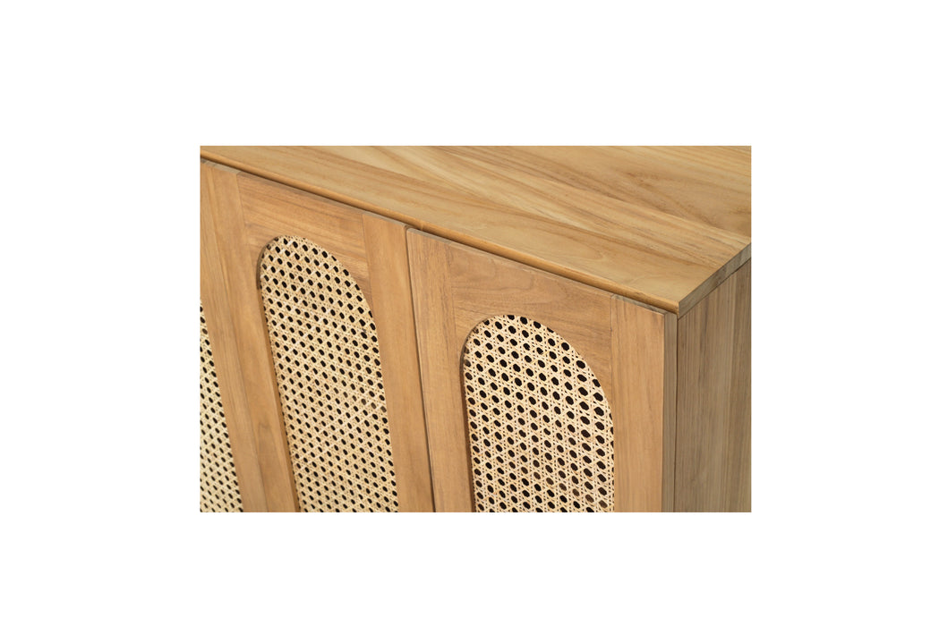 Ryan Six Door Sideboard - Natural