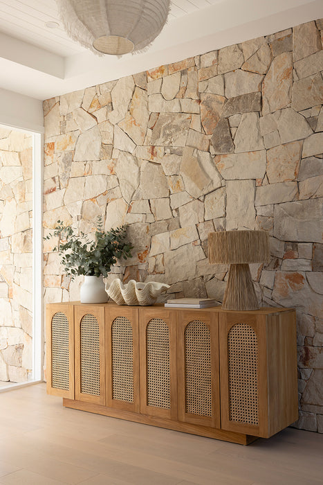 Ryan Six Door Sideboard - Natural