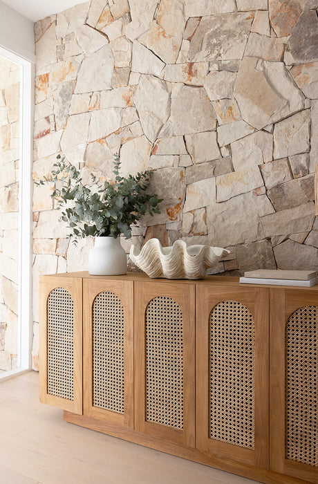 Ryan Six Door Sideboard - Natural