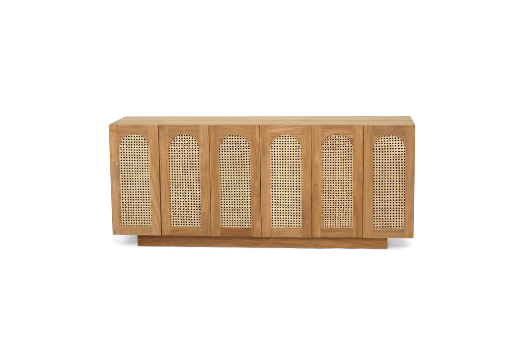 Ryan Six Door Sideboard - Natural