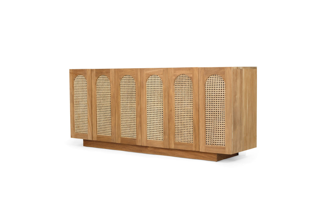Ryan Six Door Sideboard - Natural