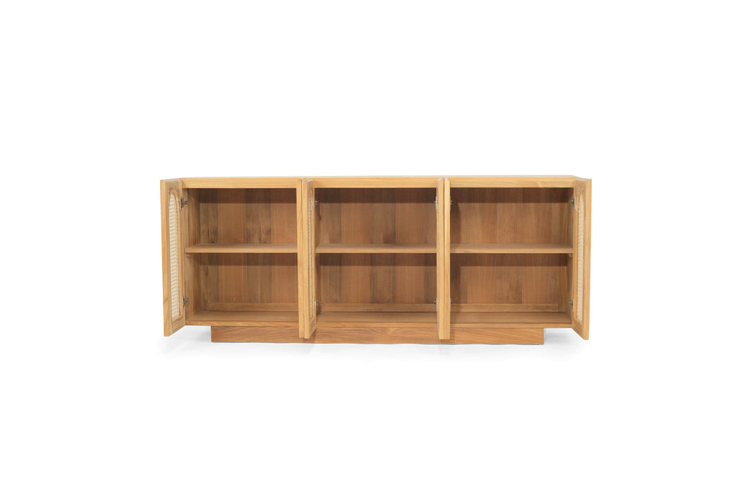 Ryan Six Door Sideboard - Natural