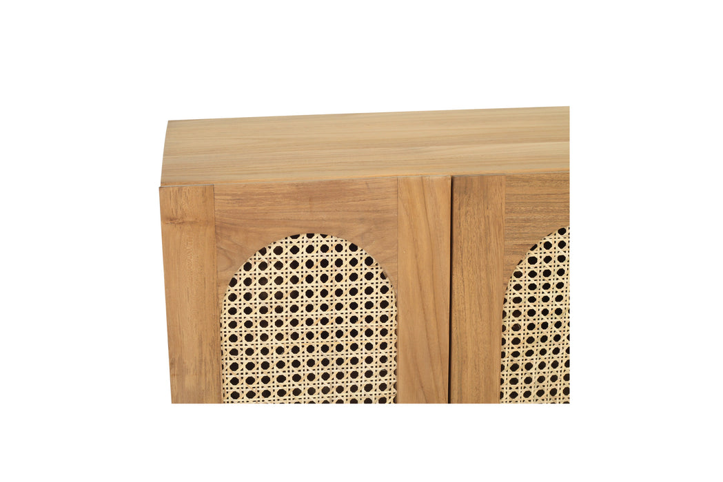 Ryan Six Door Sideboard - Natural