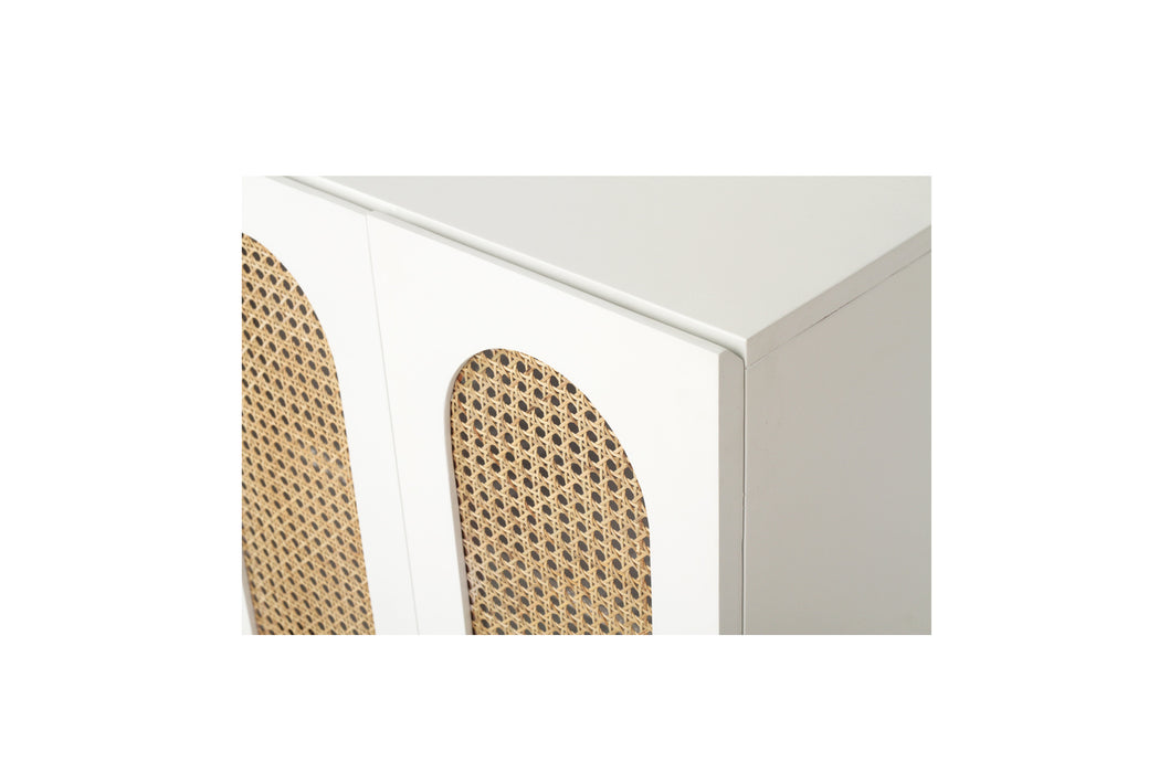 Ryan Six Door Sideboard - White
