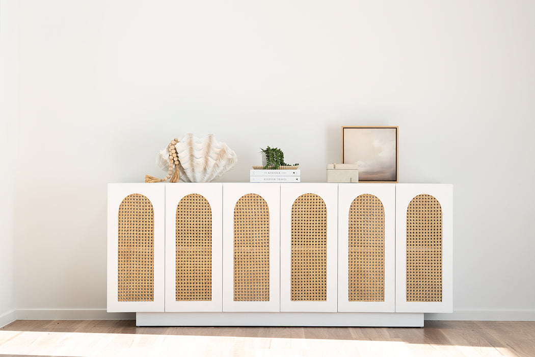 Ryan Six Door Sideboard - White