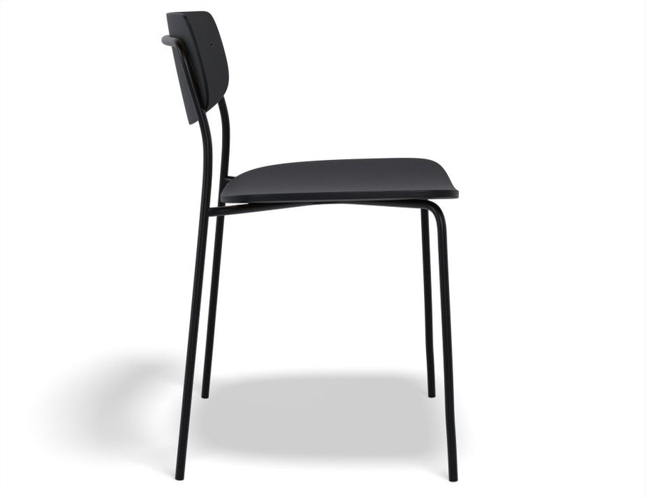 Rylie Chair - Black Stained Ash Seat and Backrest