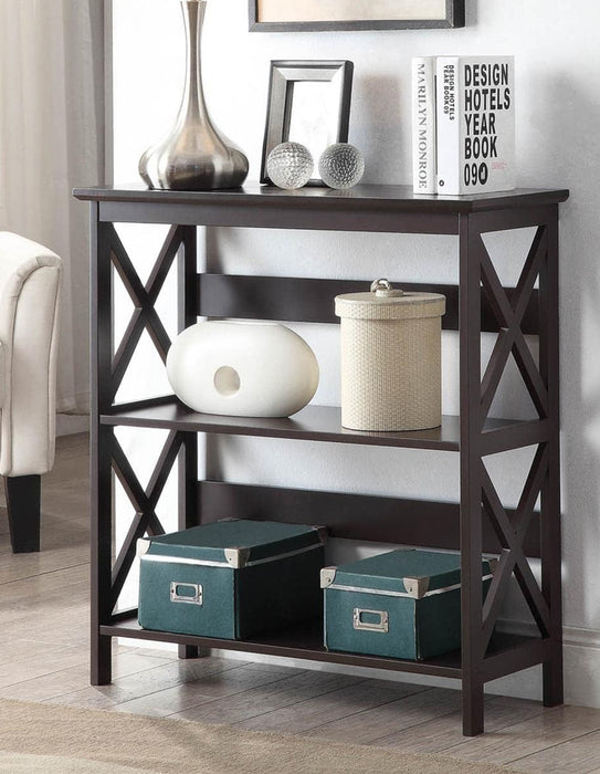 Bella 3 Tier Bookcase In Espresso