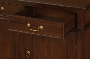 Queen Ann 4 Door 4 Drawer Buffet