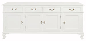 Queen Ann 4 Door 4 Drawer Buffet