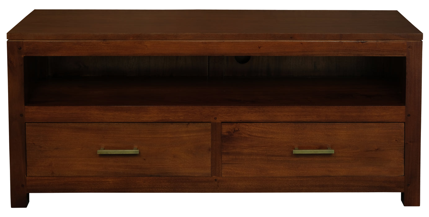 Paris 2 Drawer Entertainment Unit (Mahogany)