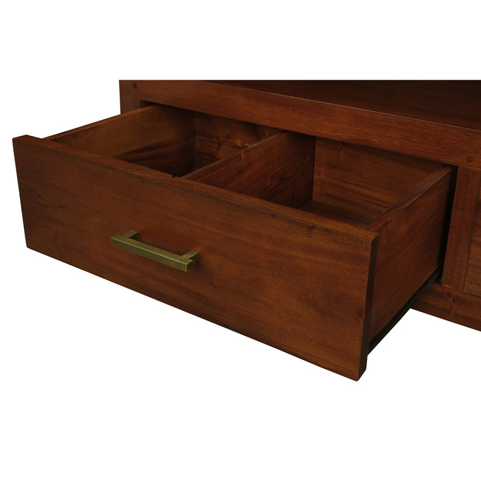 Paris 2 Drawer Entertainment Unit (Mahogany)