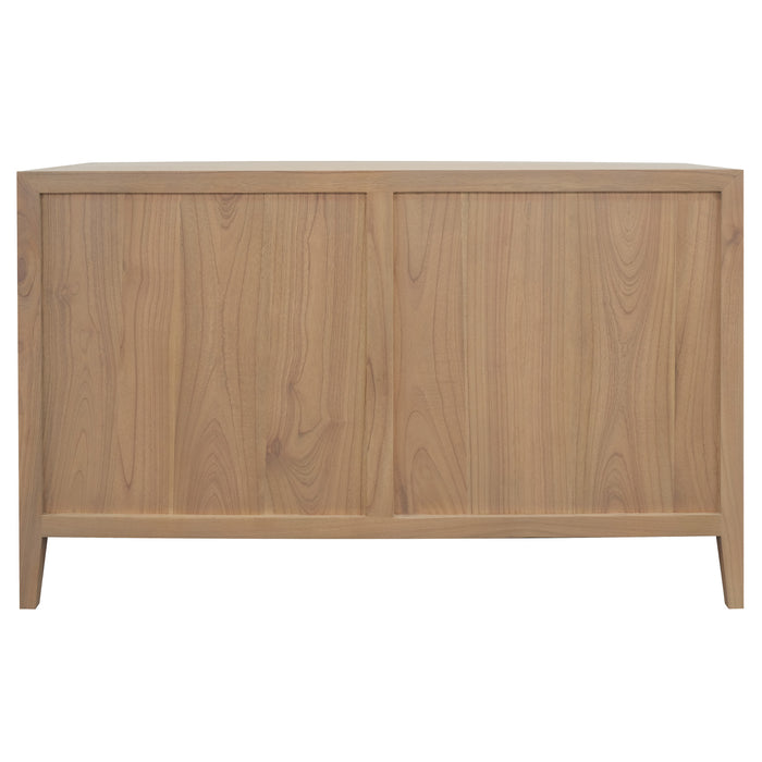 Dion 3-Drawer Solid Mindi Chest of Drawers (Natural)
