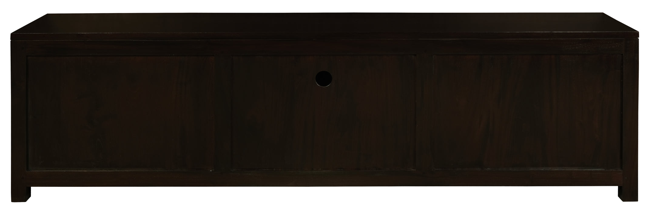 Paris 3 Drawer Low Entertainment Unit (Chocolate)