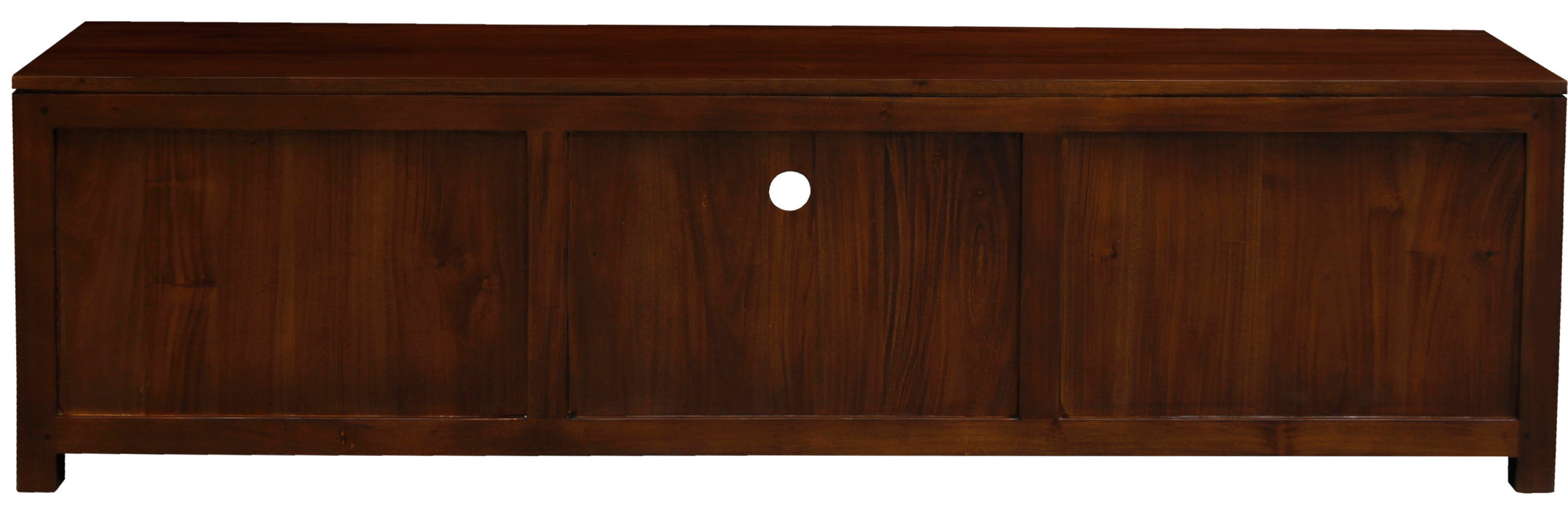 Paris 3 Drawer Low Entertainment Unit (Mahogany)