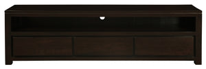 Amsterdam 3 Drawer Entertainment Unit (Chocolate)