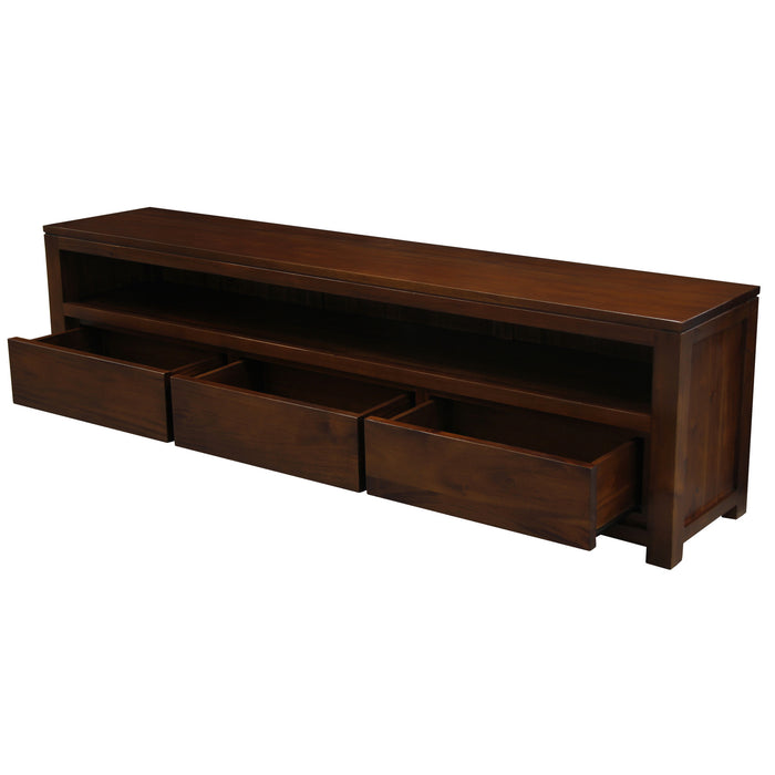 Amsterdam 3 Drawer Entertainment Unit (Mahogany)