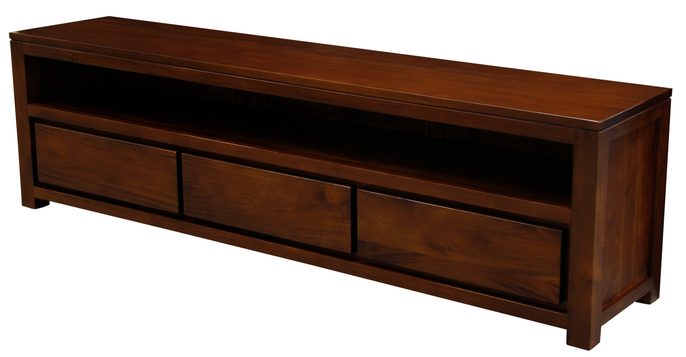 Amsterdam 3 Drawer Entertainment Unit (Mahogany)